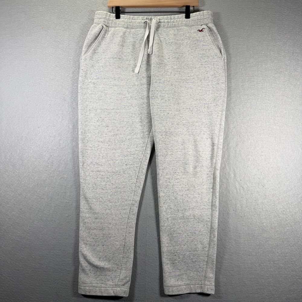 Hollister California Mens Grey Sweatpants Joggers Athleisure Pants‎ XXL